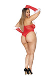 (wd)naughty List Seamless Fish Santa Teddy Lipstick Red Q/s