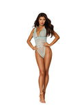 (d) Fishnet & Lace Teddy Mint