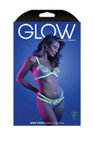 Glow Night Vision Bralette & Panty White L/xl