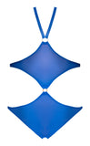 Sassy Cupless & Crotchless Teddy Cobalt L/xl