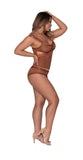 (wd)caramel Kiss Cami & Split Crotch Boy Short Caramel S/m