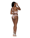 (wd)seabreeze Strappy Back Cam Short Set Blush S/m