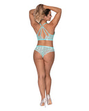 (wd)seabreeze Strappy Back Cam Short Set Turquoise L/xl
