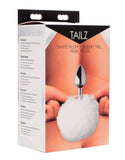 Tailz White Fluffy Bunny Tail Anal Plug