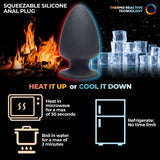 Squeeze-it Silexpan Anal Plug Small Black