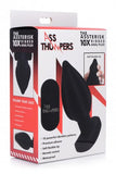 (wd) Ass Thumpers Ribbed Vibra Anal Plug W/ Remote