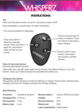 (d) Whisperz Voice Activated Vibrating Egg W/ Remote