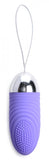 (d) Frisky Grape Gasm Texture Vibrating Remote Control Egg
