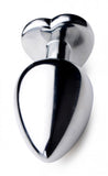 (d) Booty Sparks Black Heart G Anal Plug Large