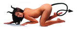 Tailz Devil Tail Anal Plug & Horns Set
