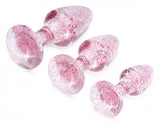 Booty Sparks Glitter Gem Anal Plug Set Pink