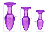 (d) Booty Sparks Glitter Gem A Plug Set Purple