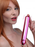 (d) Bang! Vibrating Metallic X Bullet Pink