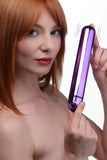 (d) Bang! Vibrating Metallic X Bullet Purple