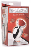(d) Booty Sparks Gemstones La Heart Anal Plug Red Jasper