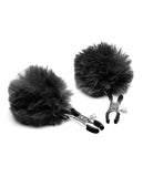 Charmed Pom Pom Nipple Clamps Black