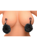 Charmed Pom Pom Nipple Clamps Black