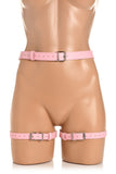 Strict Bondage Harness W/ Bows Pink M/l