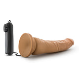 Dr Skin 8.5 Vibrating Realistic Cock W-suction Cup Mocha"