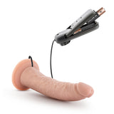 Dr Skin Dr Dave 7in Vibrating Cock W- Suction Cup Vanilla