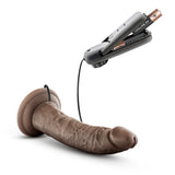 Dr Skin Dr Dave 7in Vibrating Cock W- Suction Cup Chocolate