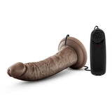 Dr Skin Dr Dave 7in Vibrating Cock W- Suction Cup Chocolate