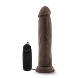Dr Skin Dr Throb 9.5in Vibrating Cock W- Suction Cup Chocolate