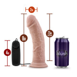 Dr Skin Dr Joe 8in Vibrating Cock W- Suction Cup Vanilla