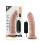 Dr Skin Dr Joe 8in Vibrating Cock W- Suction Cup Vanilla