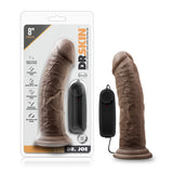 Dr Skin Dr Joe 8in Vibrating Cock W- Suction Cup Chocolate