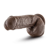Dr Skin Mr D 8.5in Dildo W- Suction Cup Chocolate