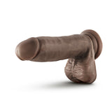 Dr Skin Glide 7in Self Lubricating Dildo Chocolate
