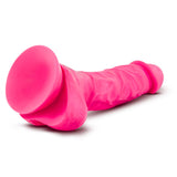 Neo 7.5 Dual Density Cock W-balls Neon Pink "