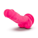 Neo 7.5 Dual Density Cock W-balls Neon Pink "