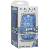 Main Squeeze Pop Off Optix Crystal Blue Stroker