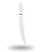 Satisfyer Wand-er Woman White/ Chrome