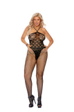 Crochet Bodystocking Black Queen