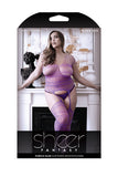 Purple Haze Bodystocking Q-s W- Garters