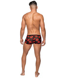 Mini Short Sheer Lips Black Xl