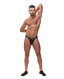 Cock Pit Cock Ring Jock Black L-xl