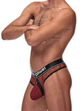 Cock Pit Cock Ring Thong Burgundy S-m