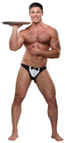 Novelty Maitre D Thong Black O-s