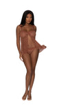 (wd)caramel Kiss Babydoll & Th Set Caramel S/m