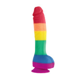 Colours Pride Edition 8in Dildo Rainbow