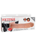Fetish Fantasy 11 Vibrating Hollow Strap On Flesh "