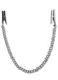 Fetish Fantasy Nipple Chain Clips-silver