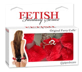 Fetish Fantasy Fur Handcuffs-red