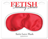 Fetish Fantasy Love Mask-red Satin