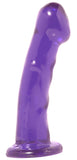 Basix Rubber Works Purple 6.5in Dong W-suction Cup