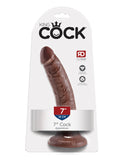 King Cock 7 In Cock Brown